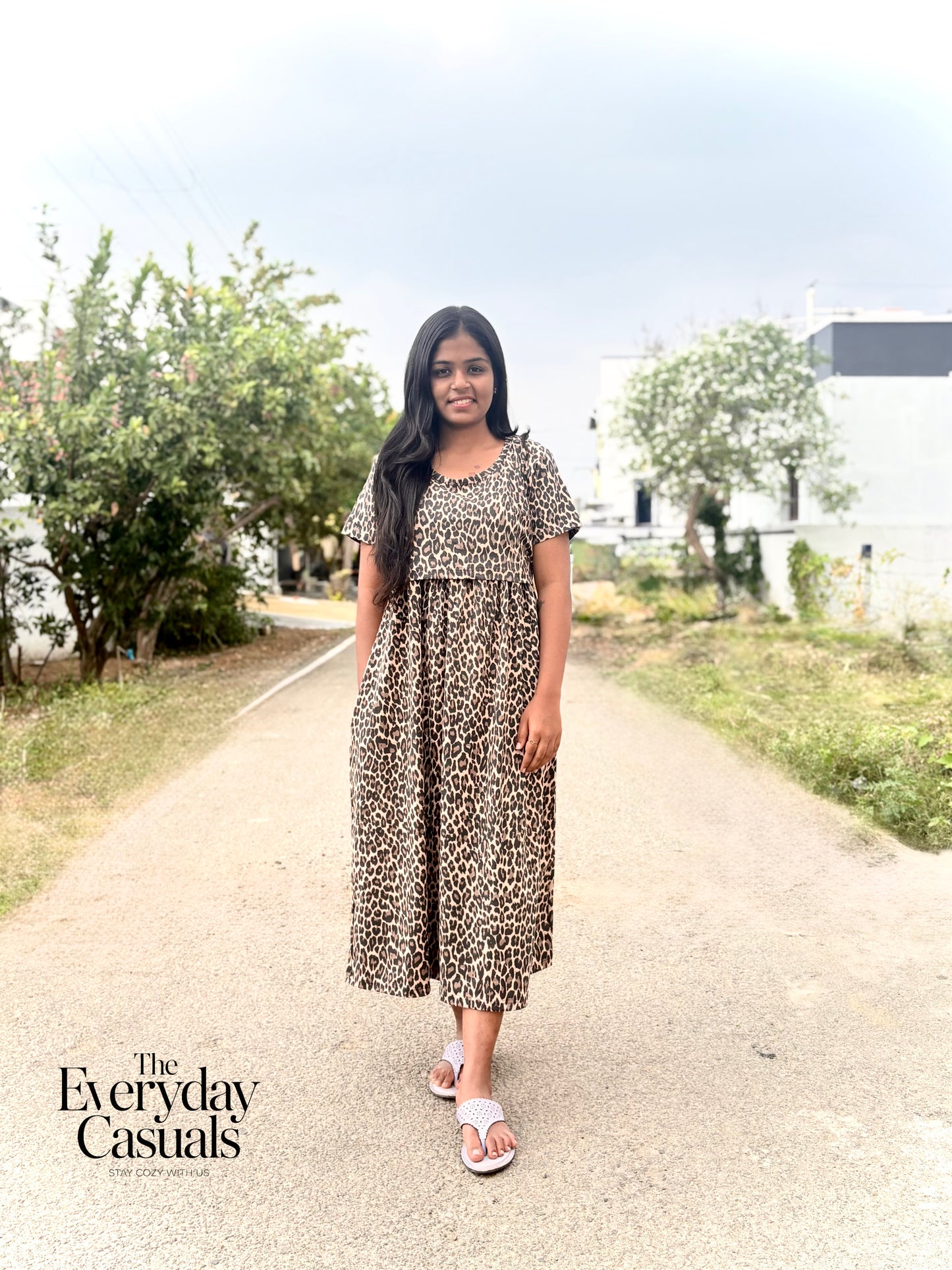 Brownie Calf Length Maxi