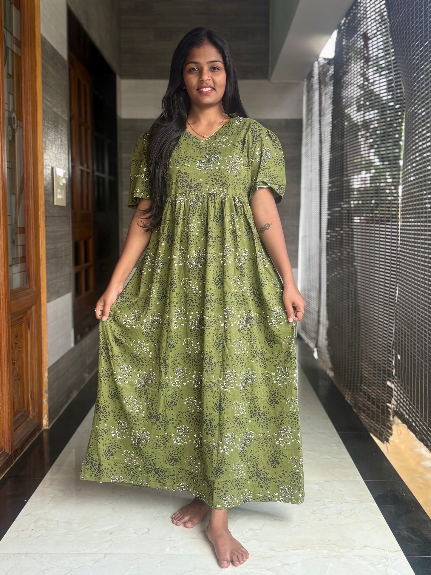 Simply Olive Cotton maxi