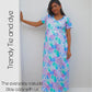 Sky Splash Full Length Maxi