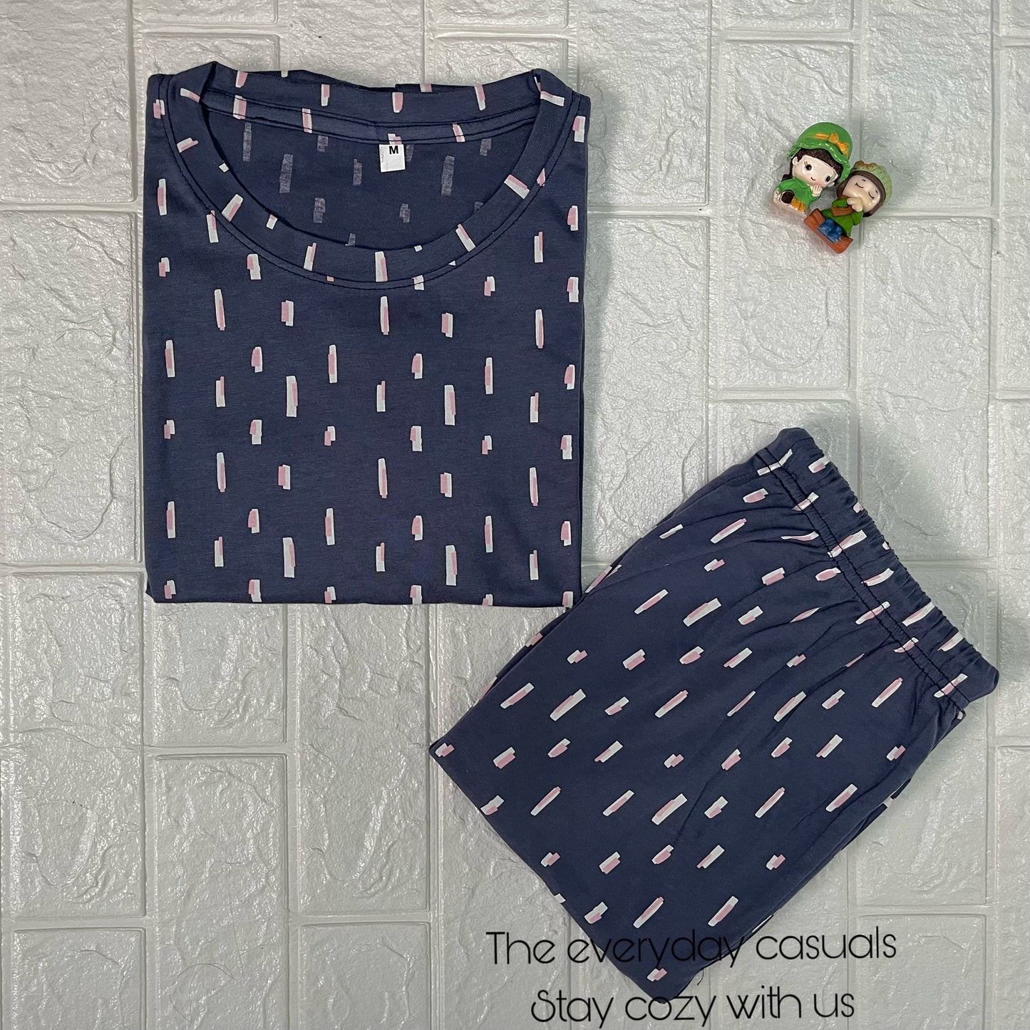 Blue Stripes Lounge Set