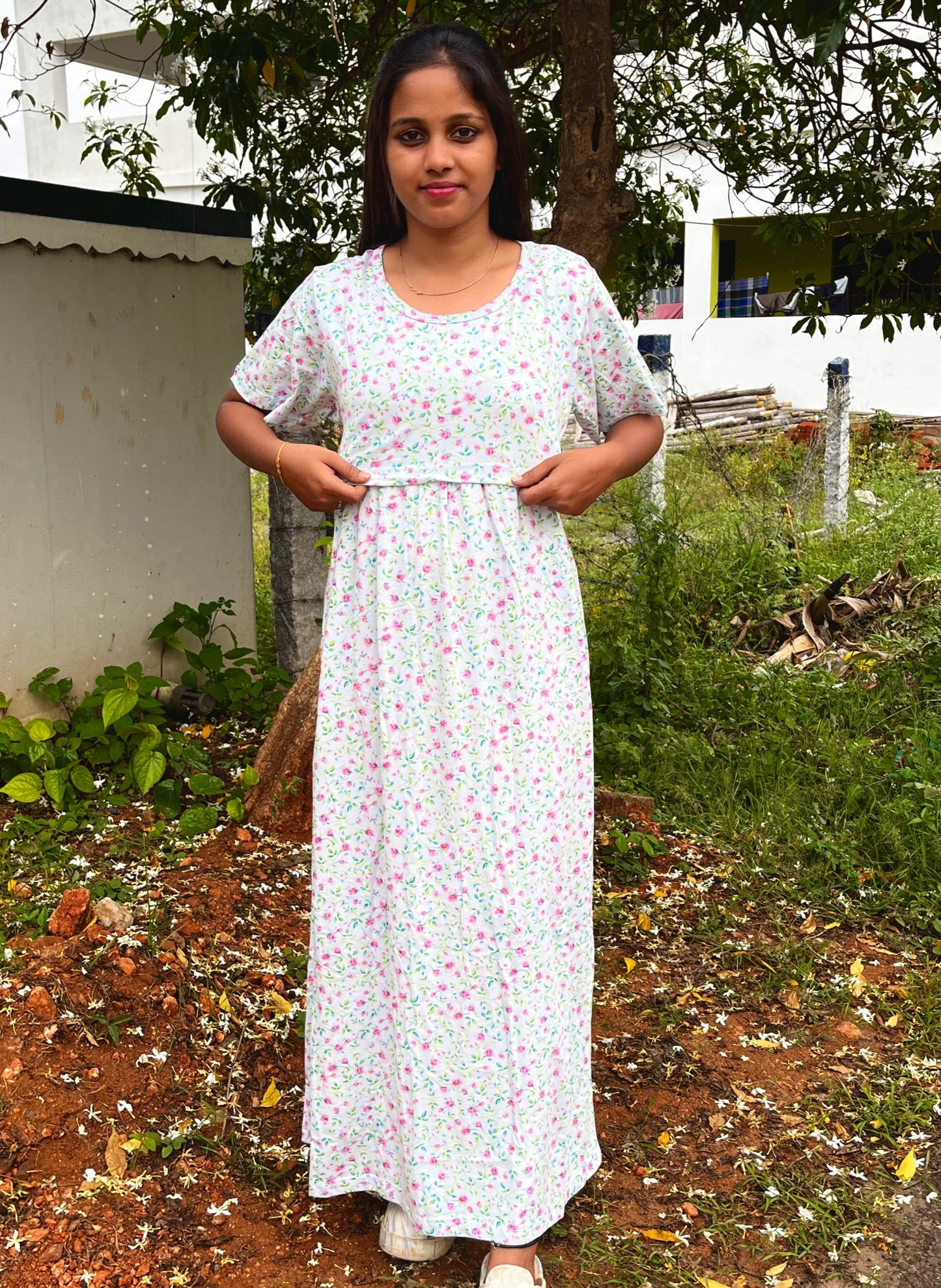 Rosy Garden Full Length Maxi