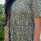 Olive bloom Cotton maxi