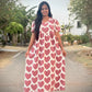 Pink Heart Cotton maxi