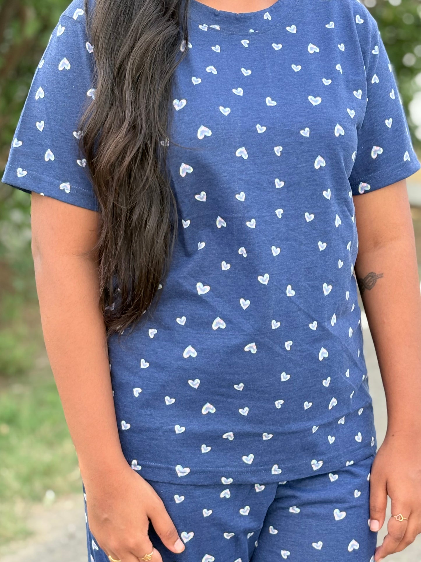 Navy blue crush Lounge set