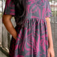 Tropical Berry Cotton maxi