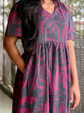 Tropical Berry Cotton maxi