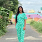 Green Glow Lounge set