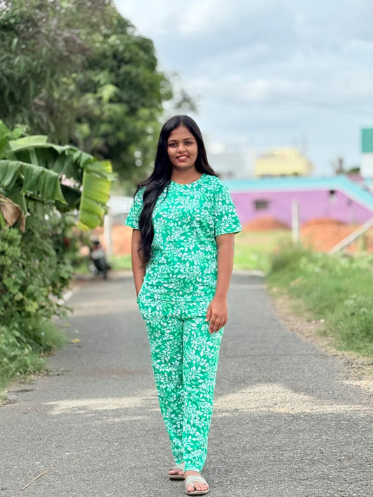 Green Glow Lounge set