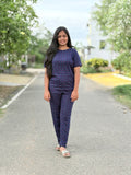 Red starlit Navy lounge set