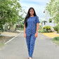 Navy blue crush Lounge set
