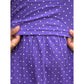 Lavender Dots Full Length Maxi