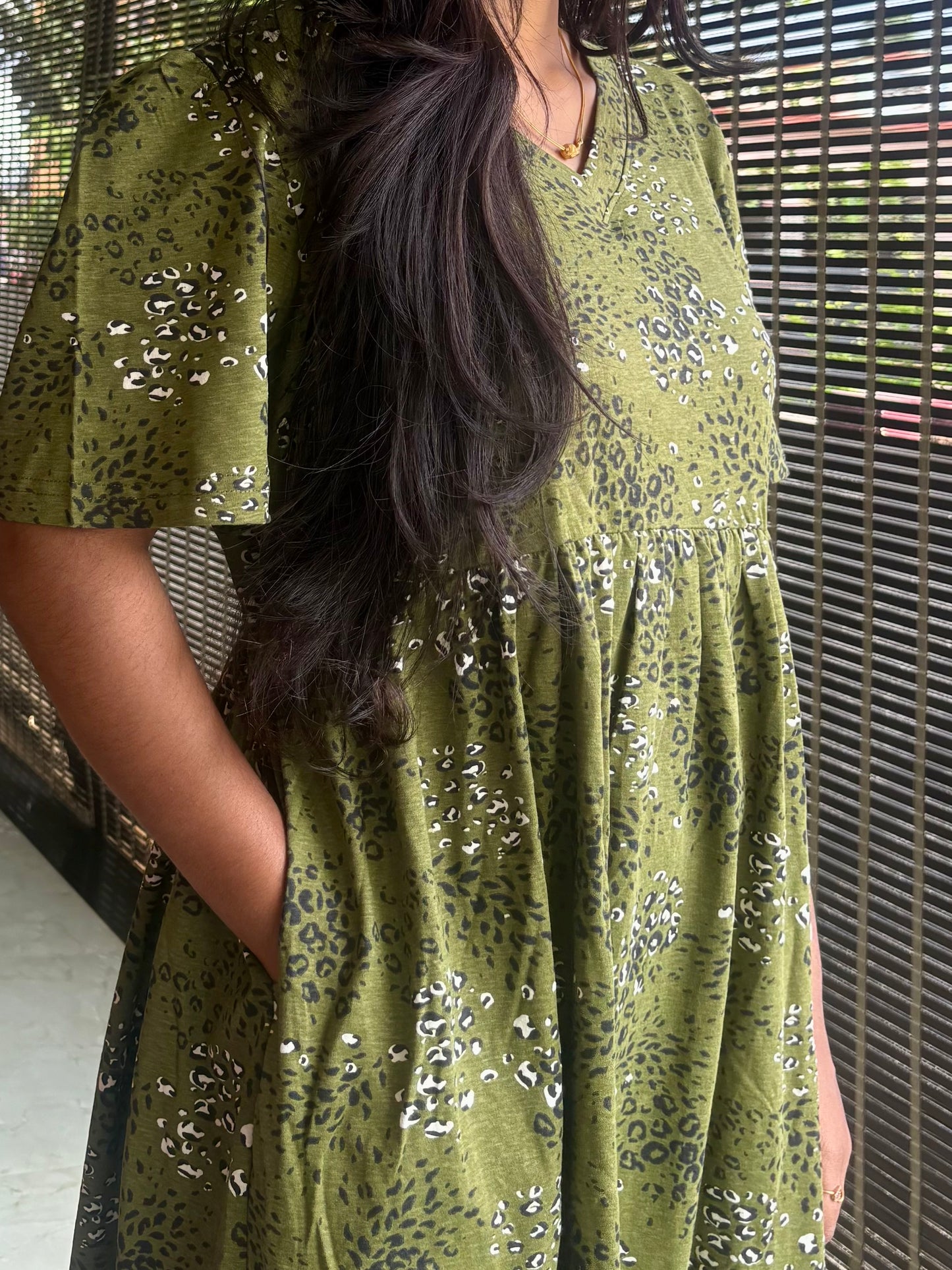 Simply Olive Cotton maxi