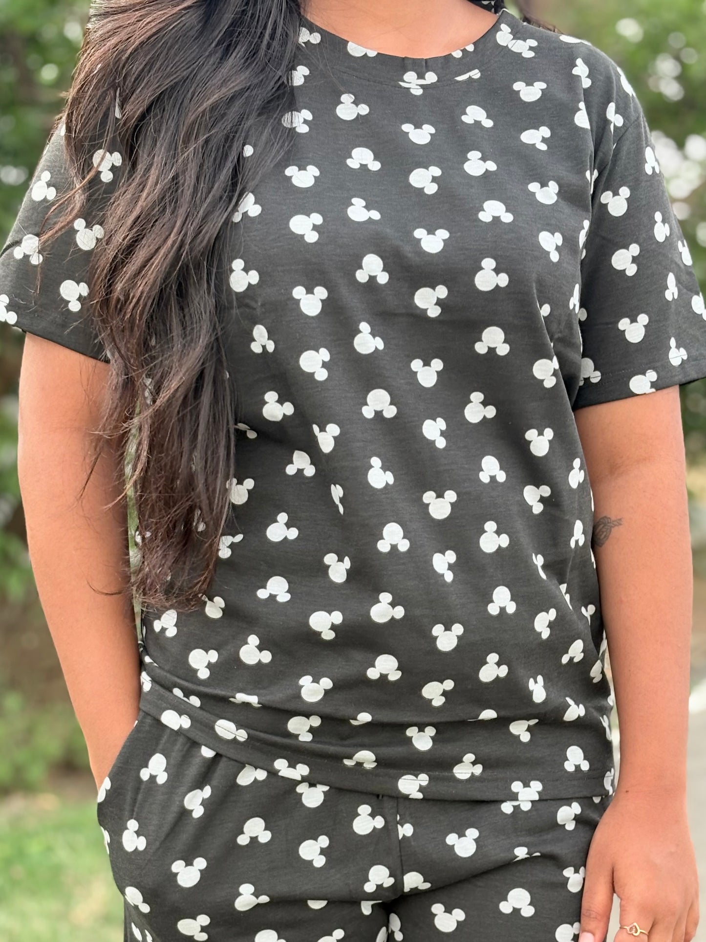 Black Micky Lounge set