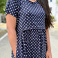 Blue Dots Full length Maxi