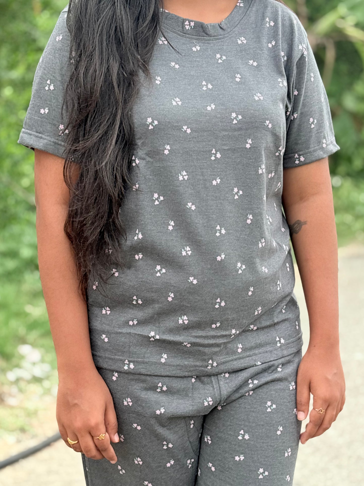 Grey Petals Lounge set