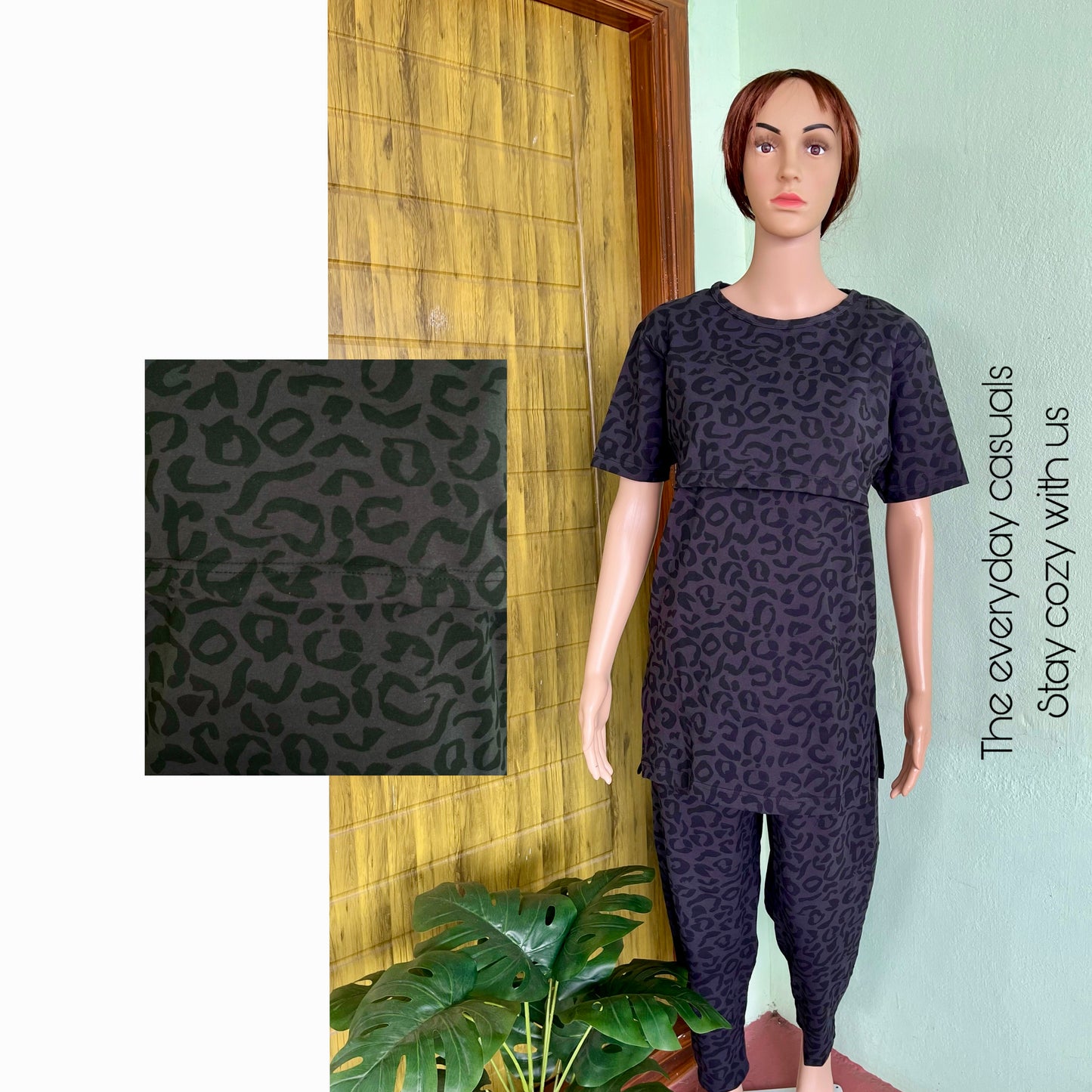 Black Panther Feeding Loungewear