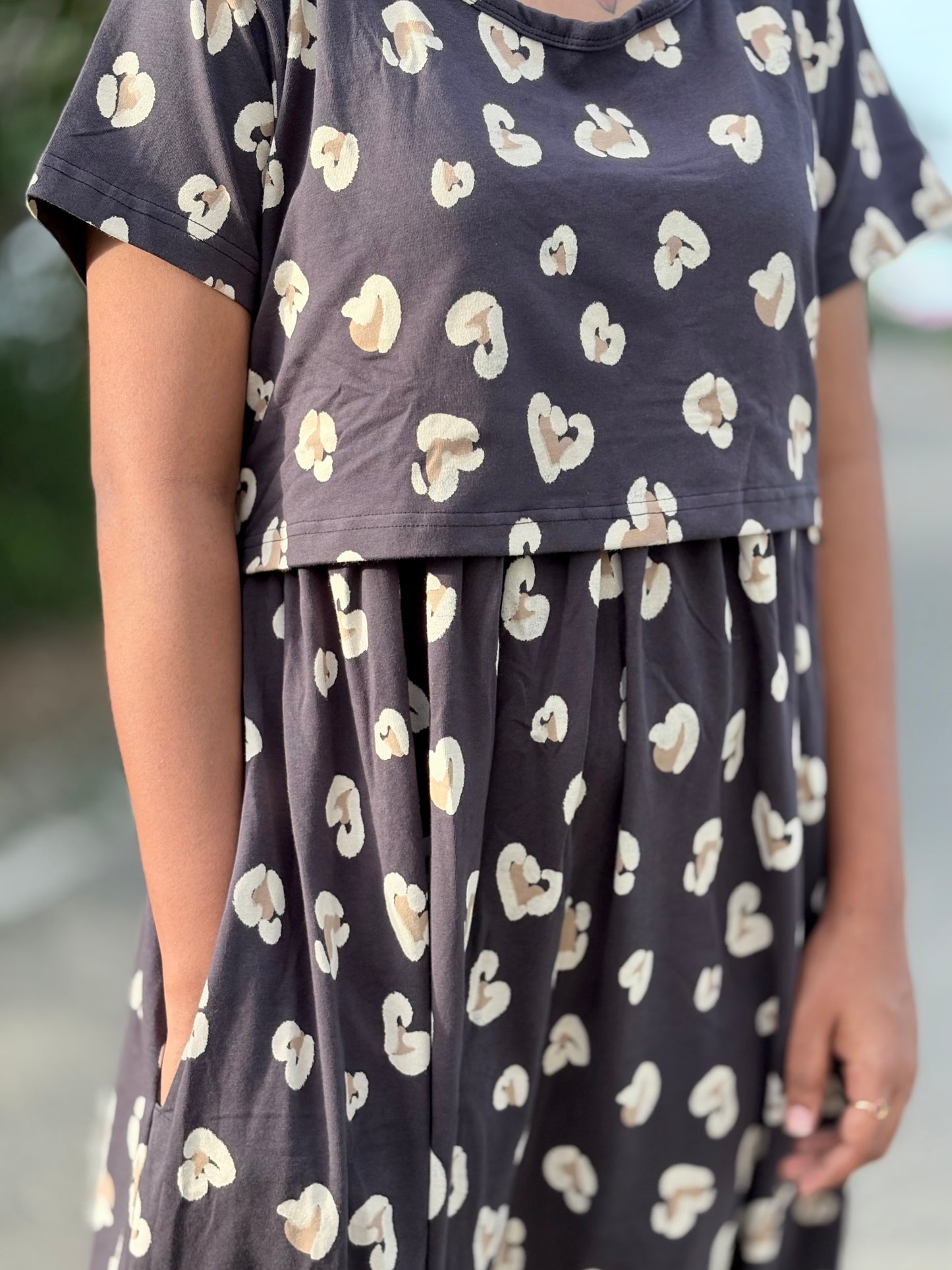 Heart Edit - Grey Full length Maxi