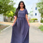 Blue Dots Full length Maxi