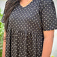 Classy black arrow cotton maxi