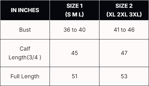 Size Guide