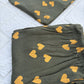 Olive Mini Hearts Lounge Set