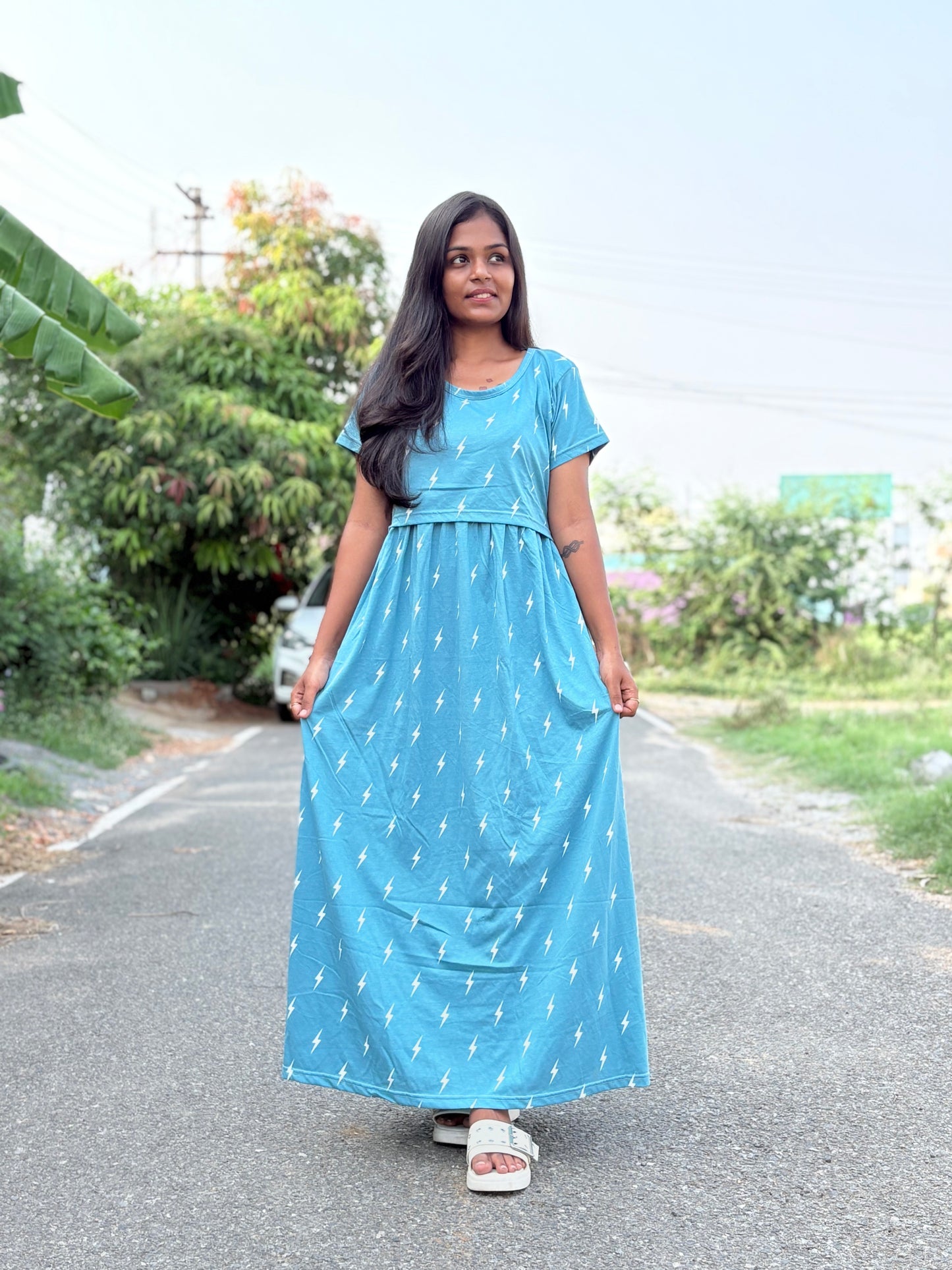 Blue Spark Full Length Maxi