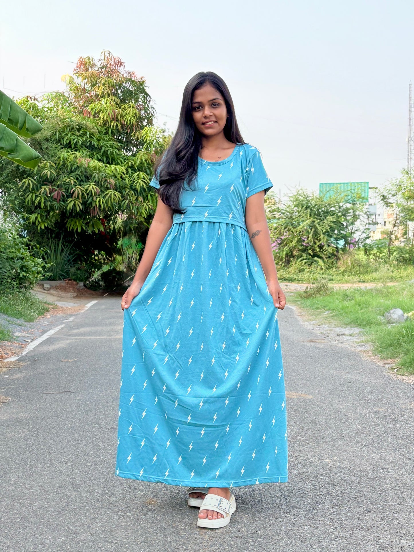 Blue Spark Full Length Maxi