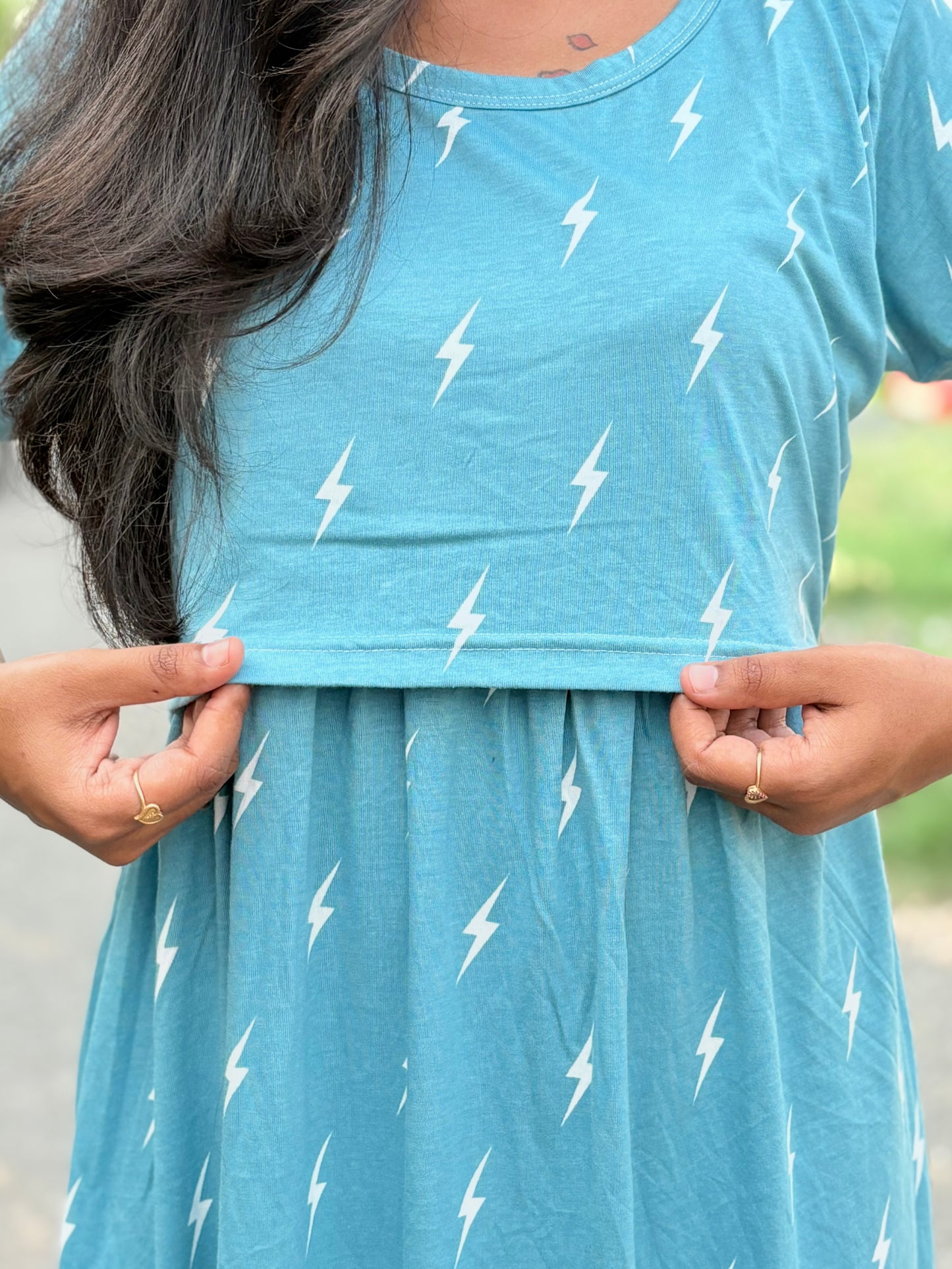 Blue Spark Full Length Maxi