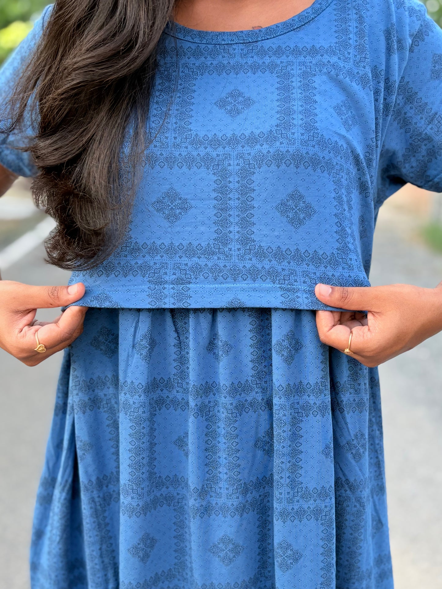 Denim Dusk Full Length Maxi