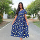 Lemon Whisper Calf Length Maxi