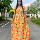 Yellow Micky Full Length Maxi