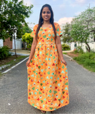 Yellow Micky Full Length Maxi