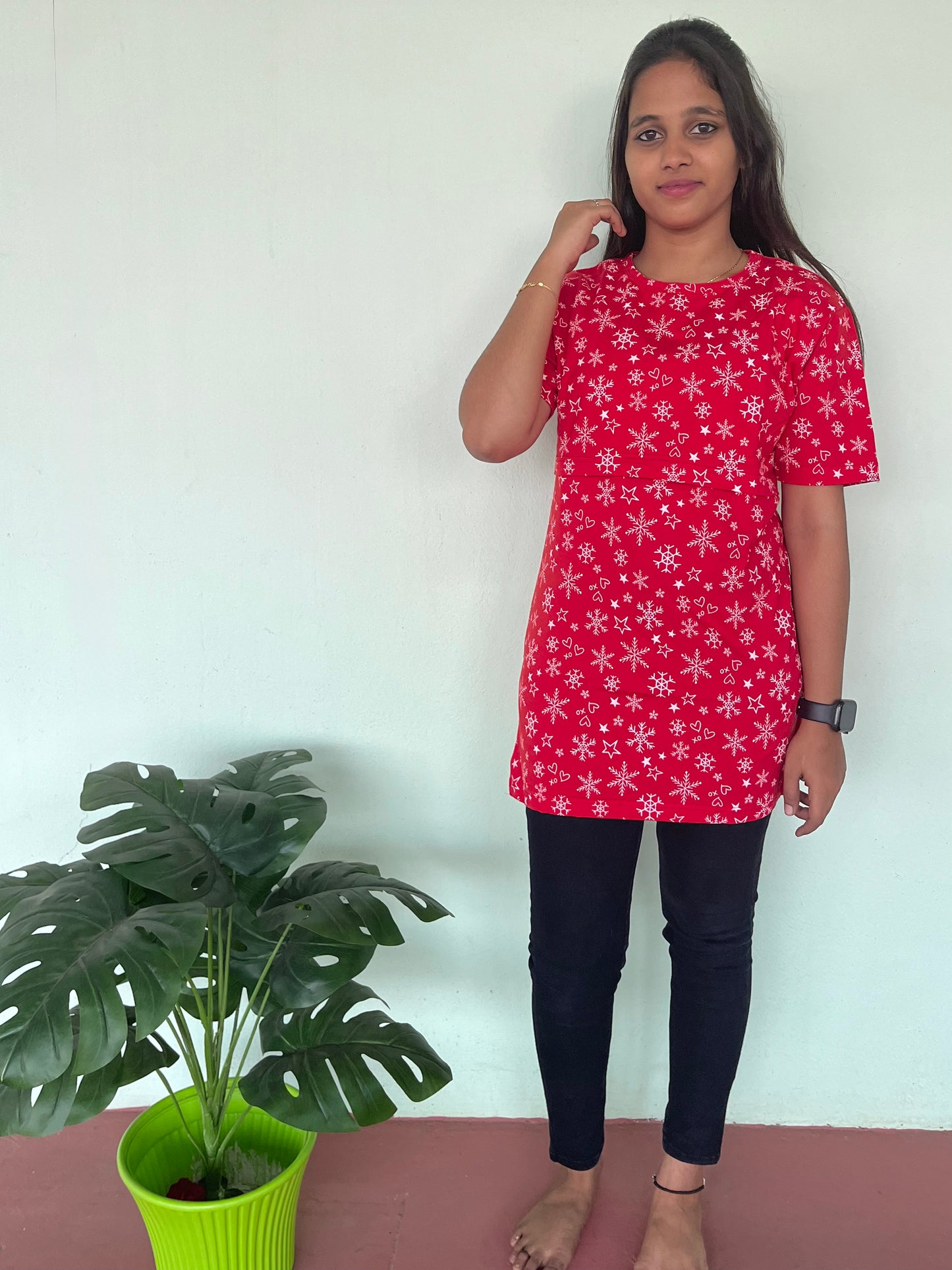 Snow Flakes Feeding T-Shirt