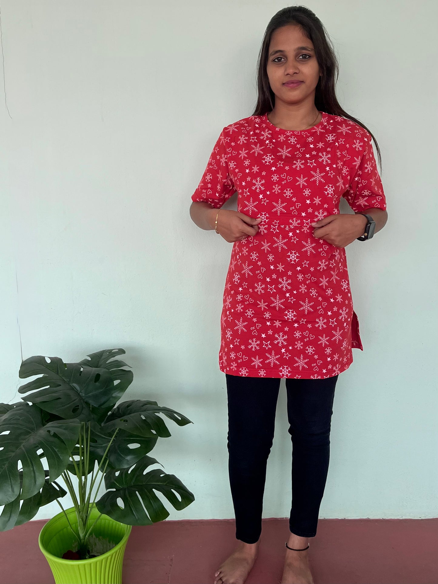 Snow Flakes Feeding T-Shirt