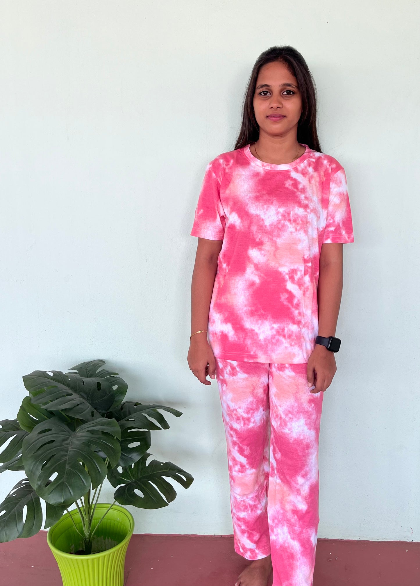 Pinkish Peach Lounge Set