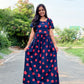 Red Hearts Full Length Maxi